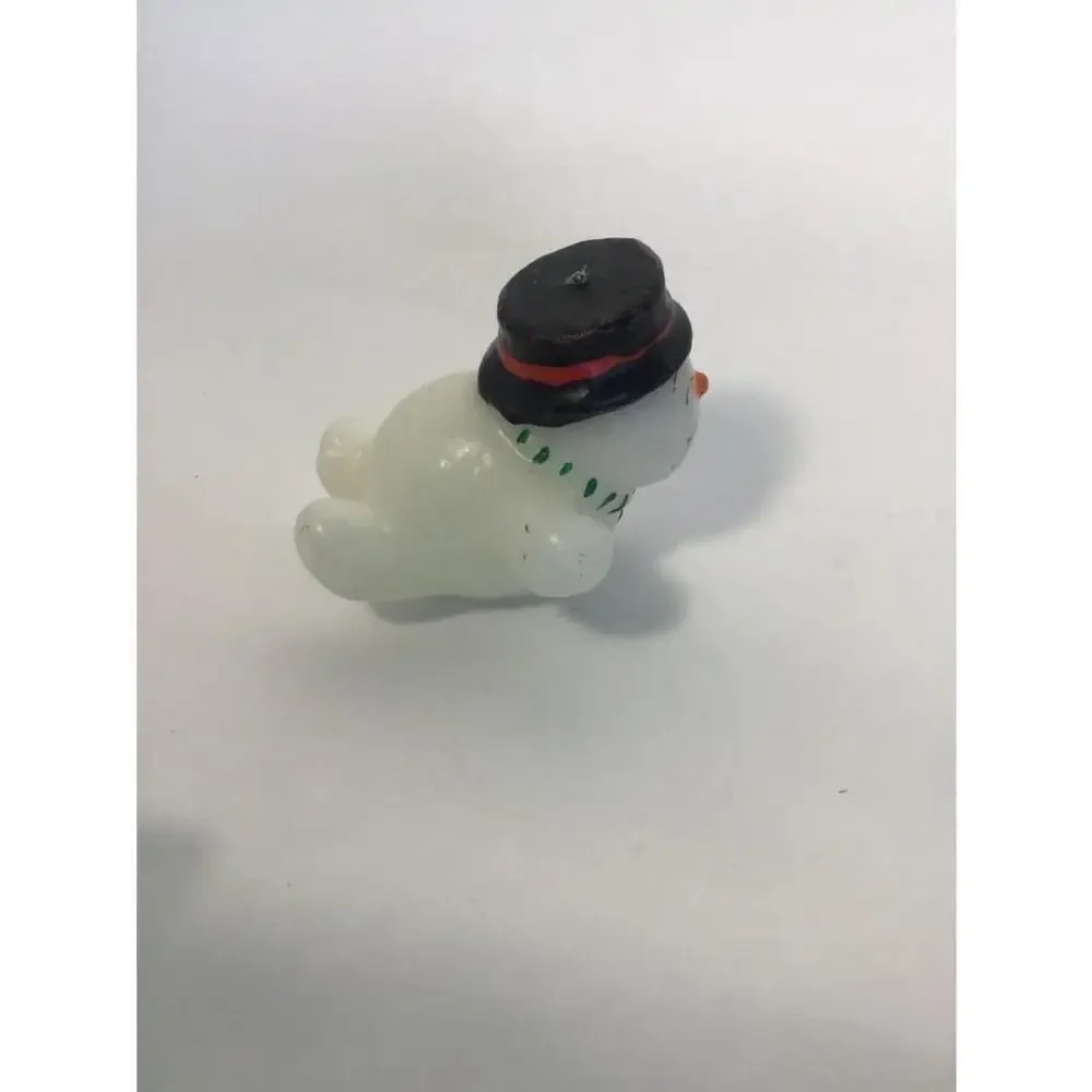 Vintage Snowman Candles set of 3